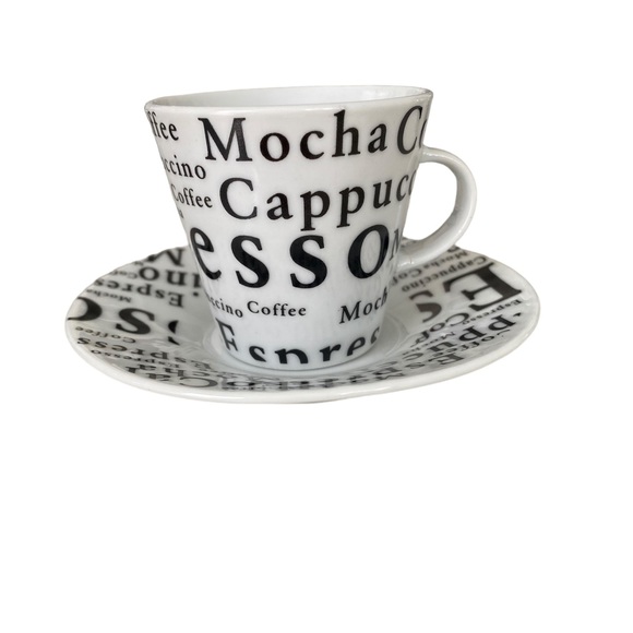 Set of 11 Espresso Cups with Saucers - Toscana - Picture 2 of 6